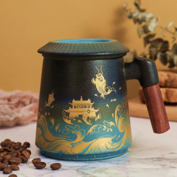Koi fish coffee tea mug